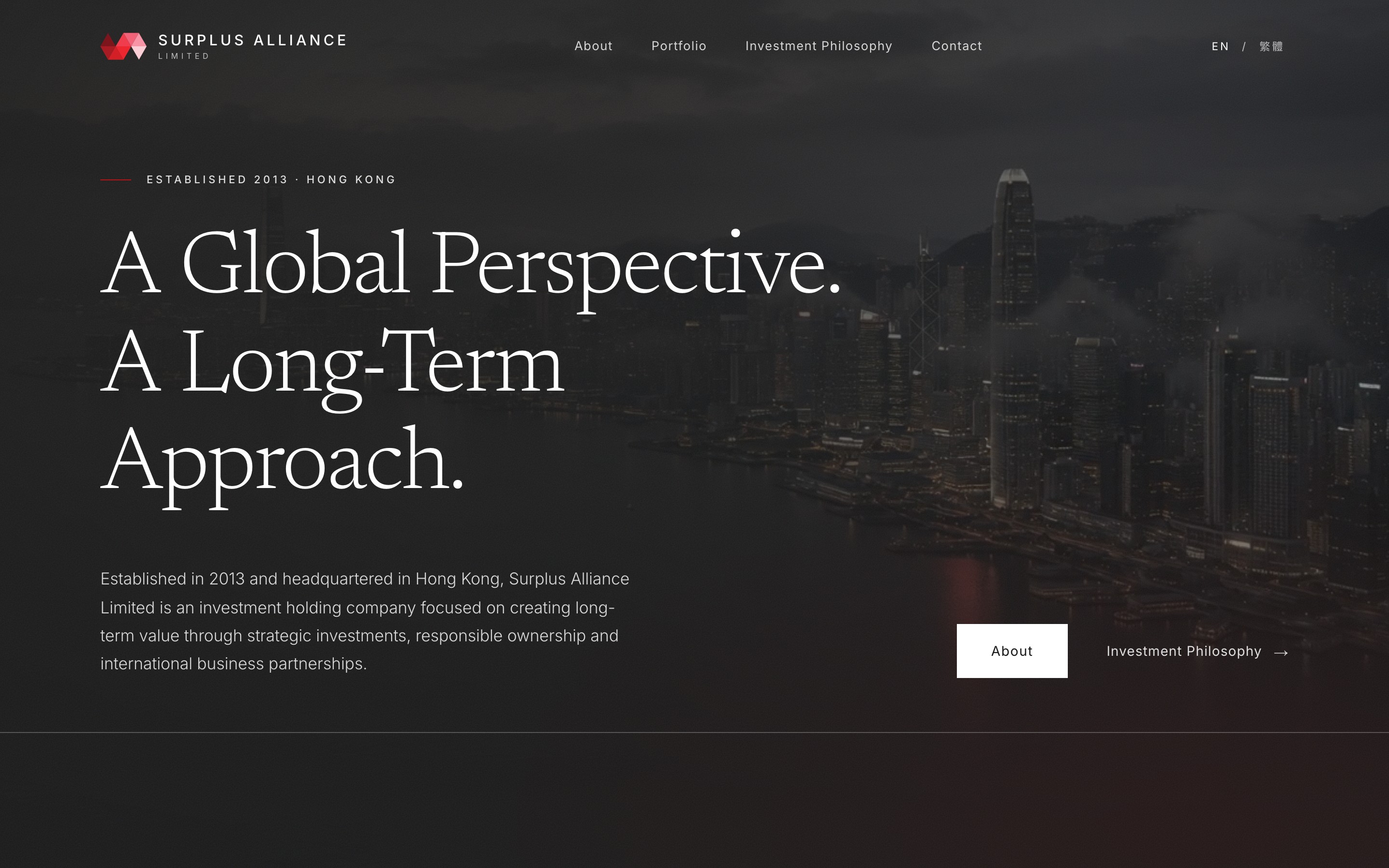 Surplus website, Investment Holding · Hong Kong
